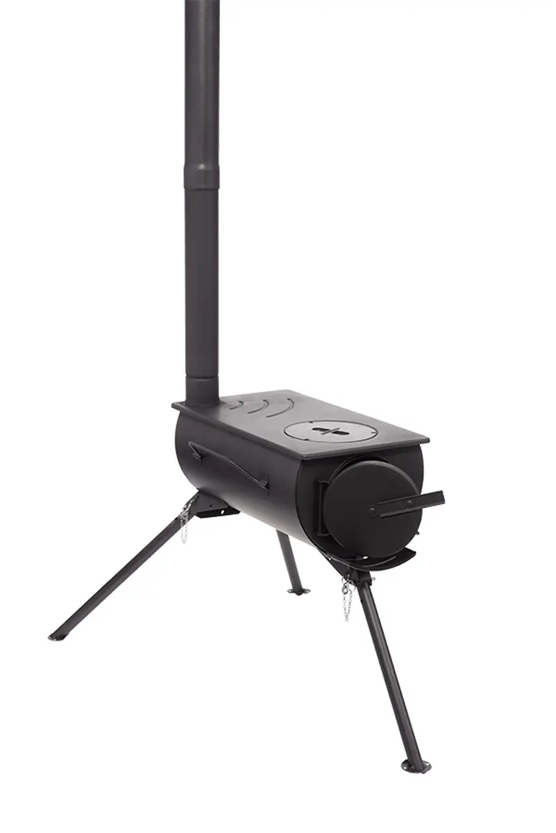 Draagbare mini houtkachel