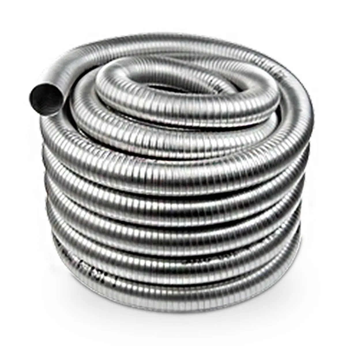 Enkelwandig RVS flexibele buis 150mm