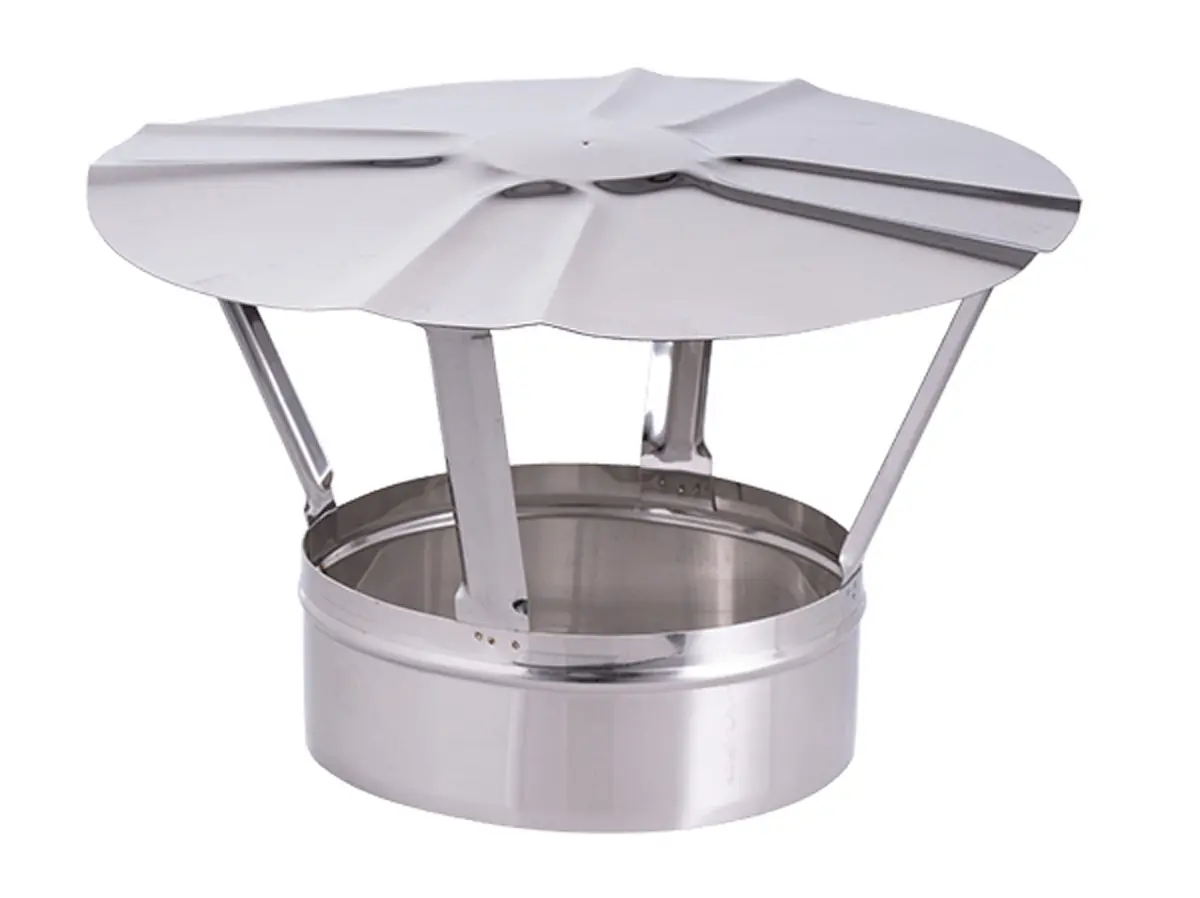 Regenkap RVS 316L Ø 180mm