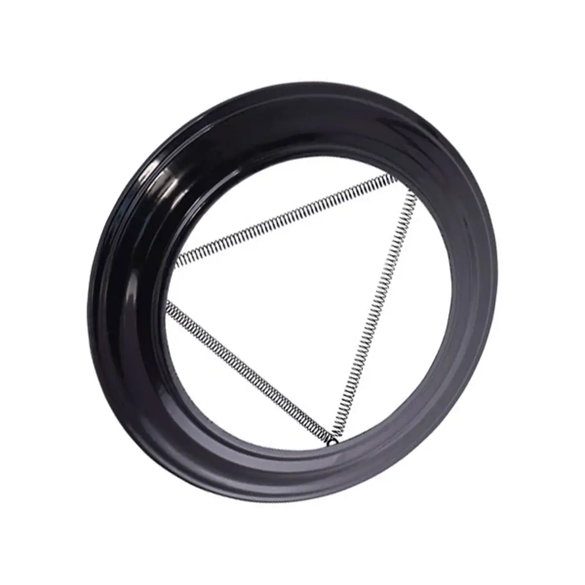 Rozet Plafond/Wand Ø 120mm Zwart 40mm rand