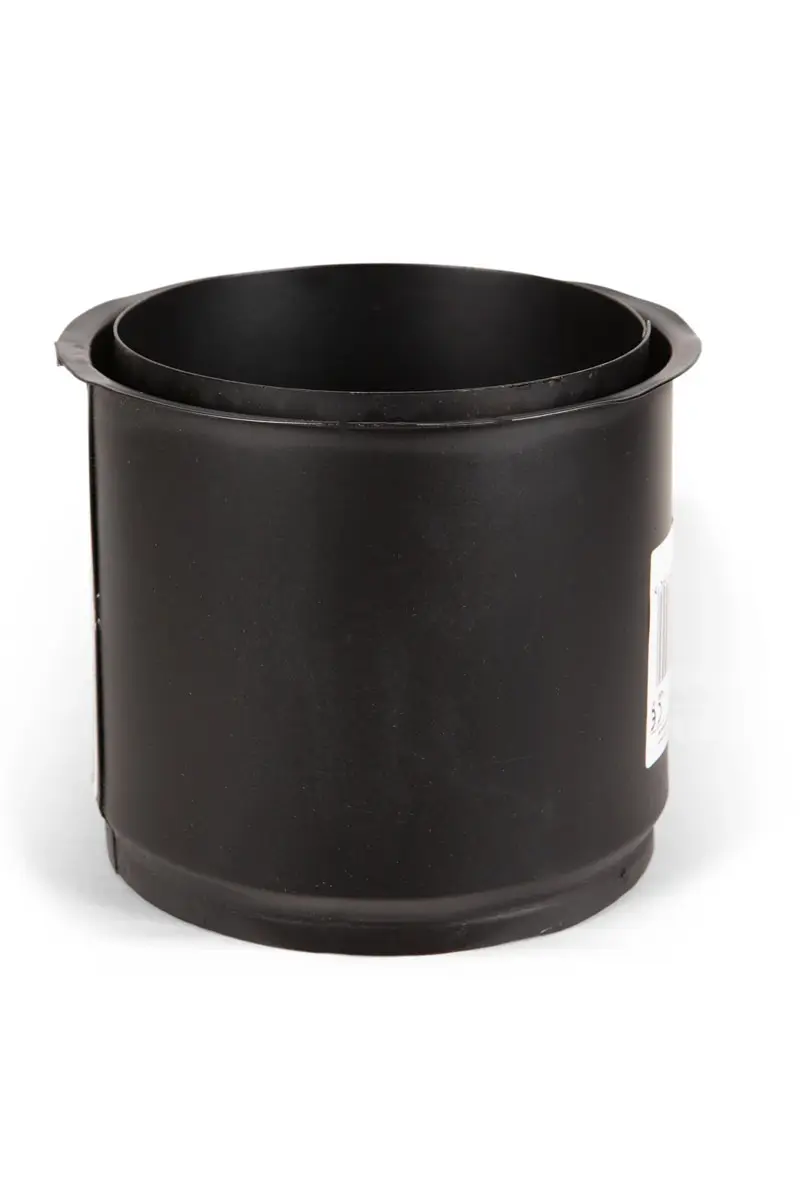 Schoorsteen insert dubbel Ø 130mm 2mm zwart