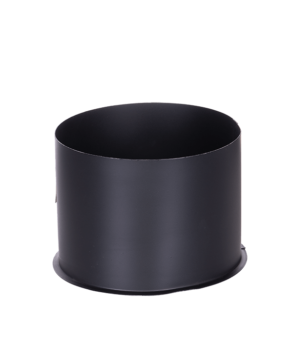 Schoorsteen insert enkel Ø 160mm 2mm zwart