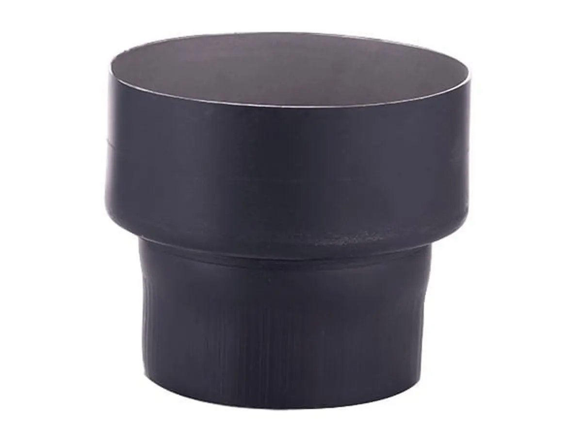 Verloop  Ø 120m / Ø 150v 2mm Zwart