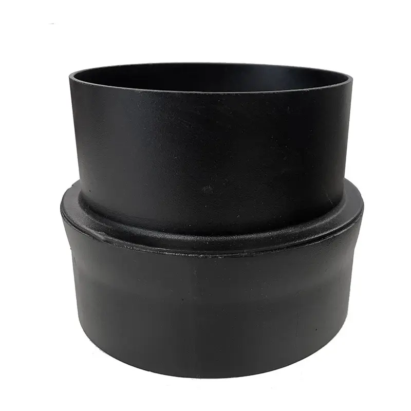 Verloop Ø 150m / Ø 130v  2mm Zwart