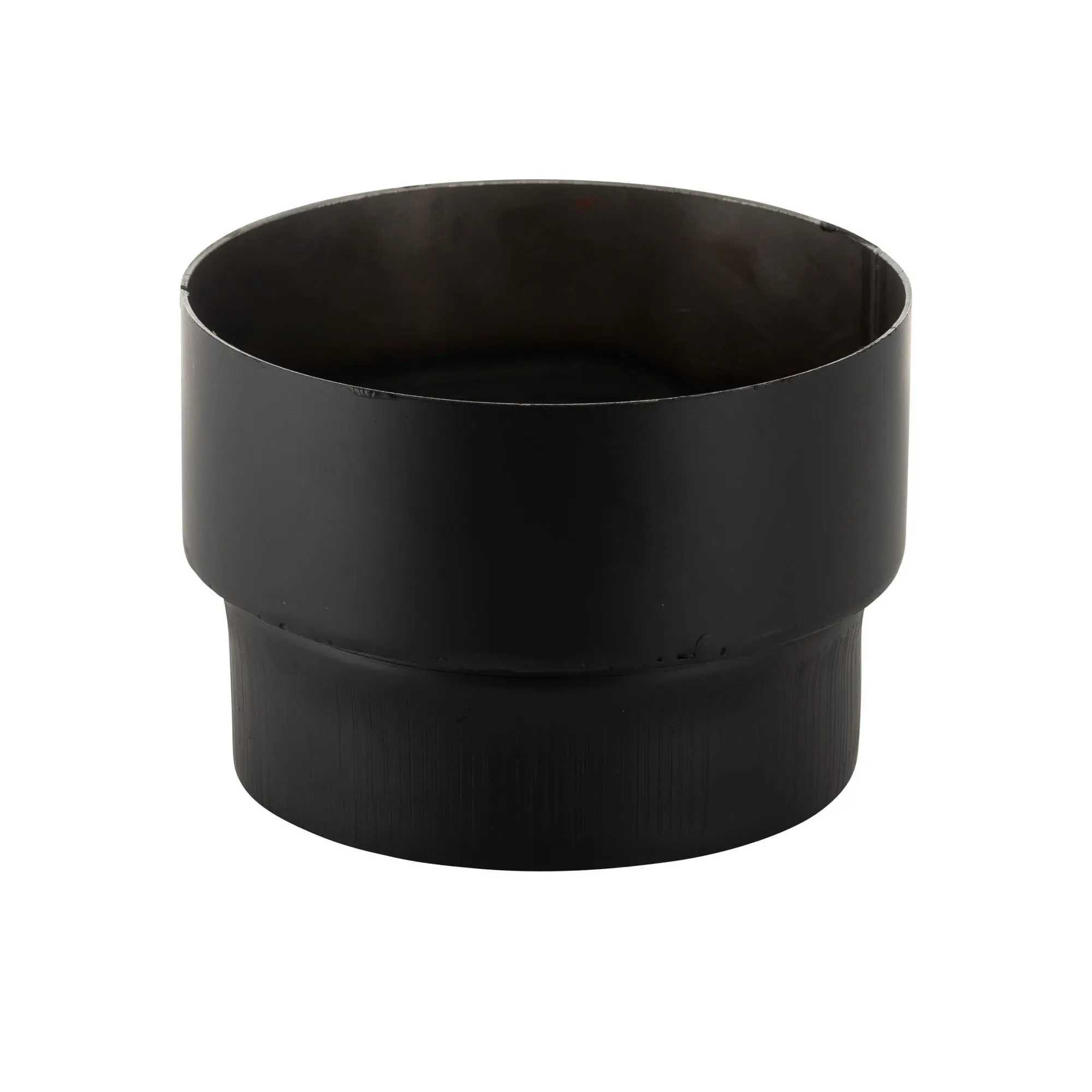 Verloop Ø 180m / Ø  200v  2mm Zwart