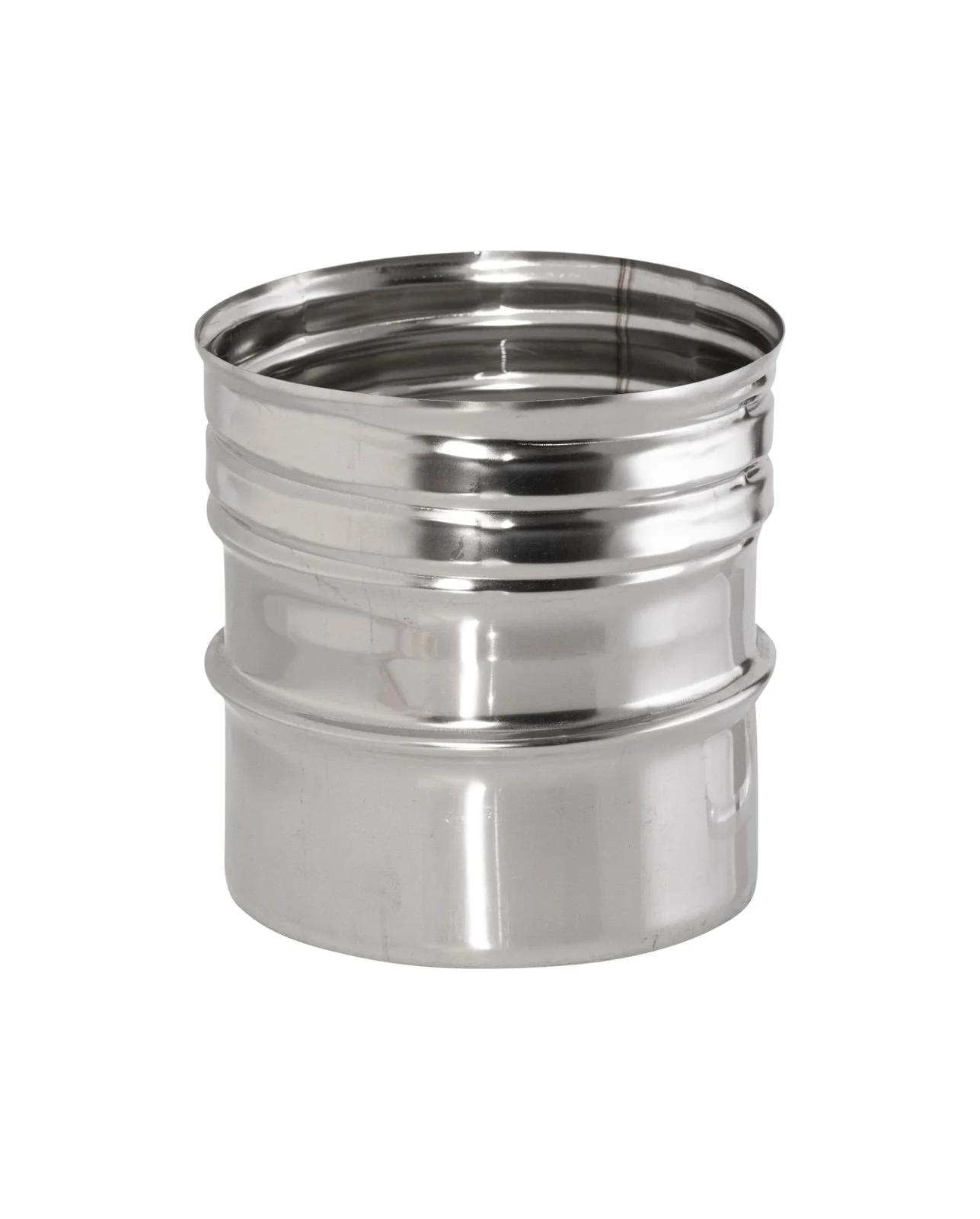 Ø 125 Enkelwandig naar flexibel schroef