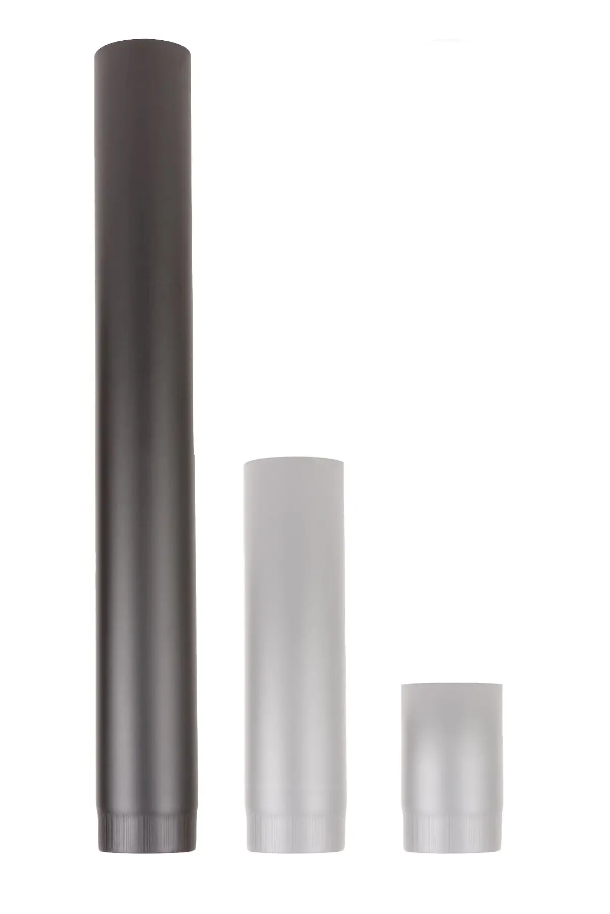 Dikwandige kachelpijpen 2mm staal / Recht / 150