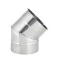 RVS kachelpijpen / Bocht / 180