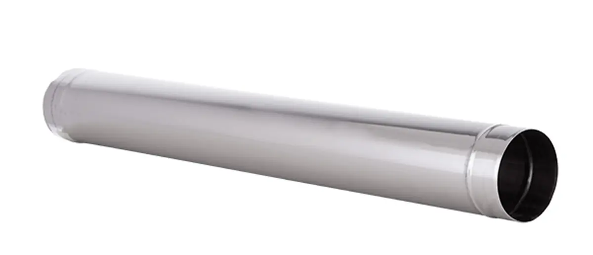 RVS kachelpijpen / Recht / 125