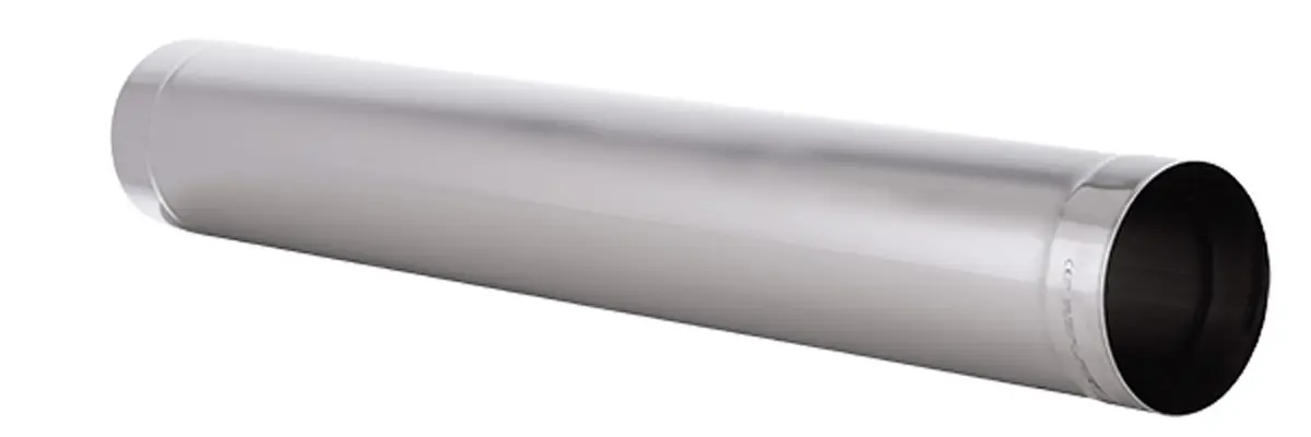 RVS kachelpijpen / Recht / 150