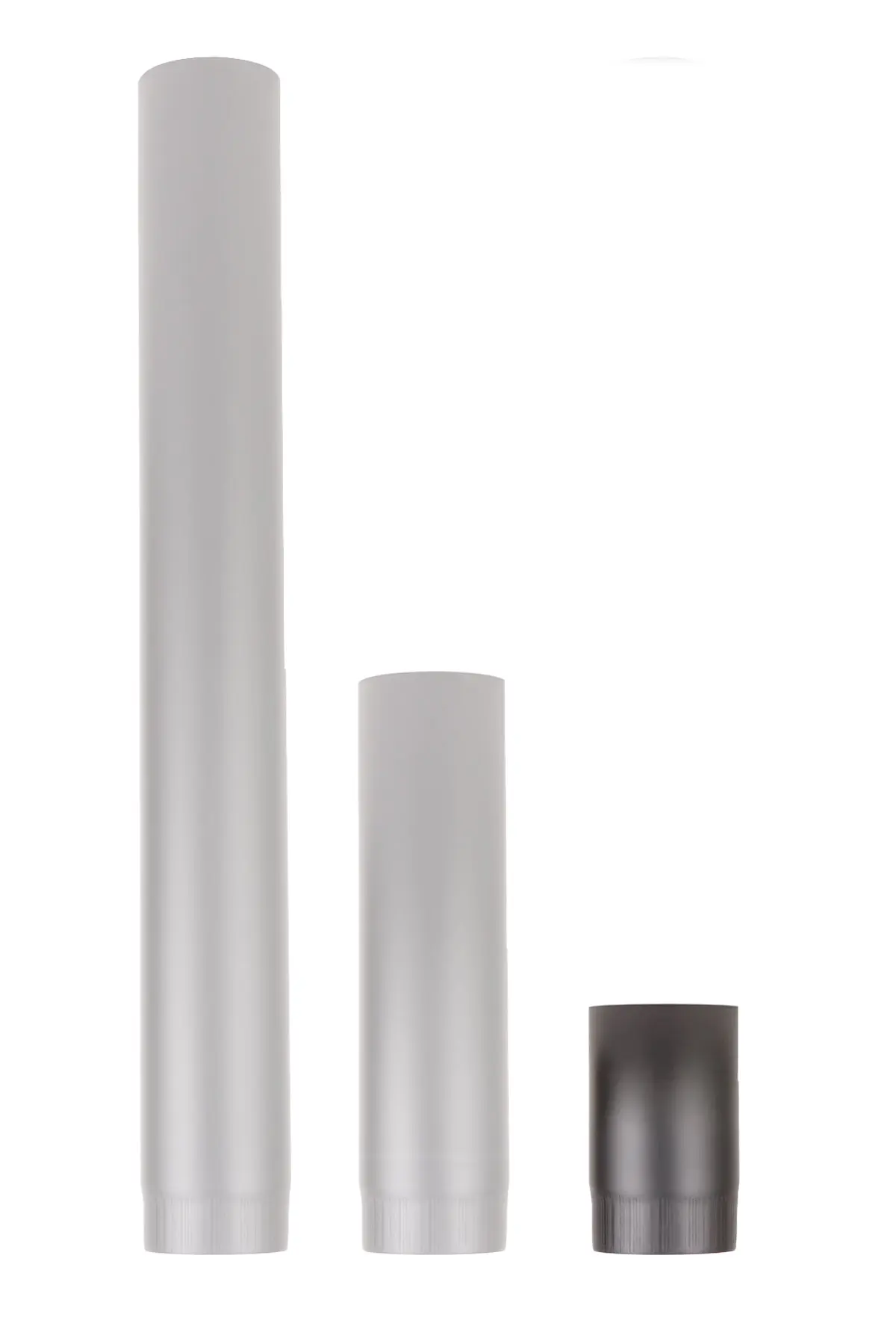 Dikwandige kachelpijpen 2mm staal / Recht / 150