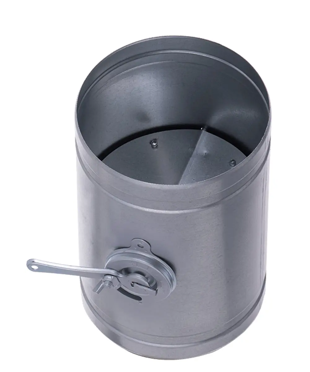 [501278] Gegalvaniseerde Smoorklep met hendel Ø 130mm 0,5mm