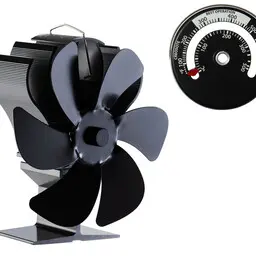 [501457] Kachel ventilator + thermometer