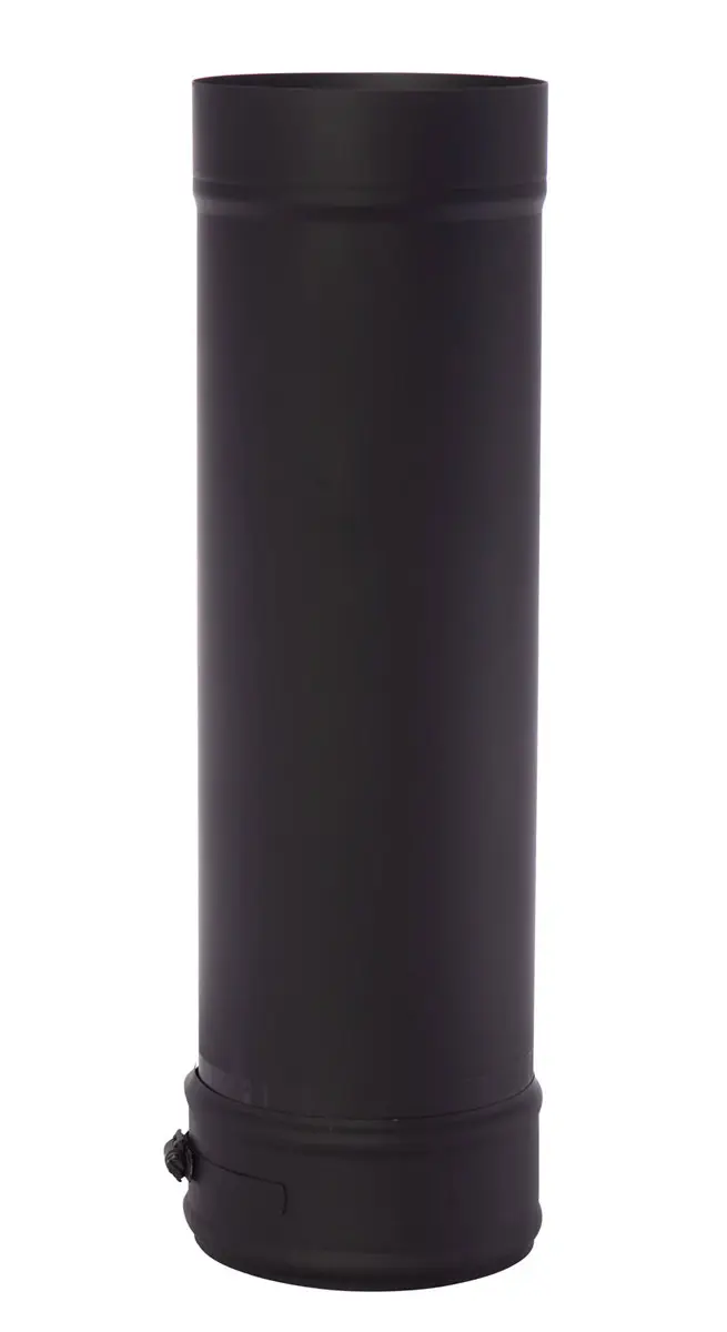 [501317] Kachelpijp 300mm Ø 150 1mm zwart