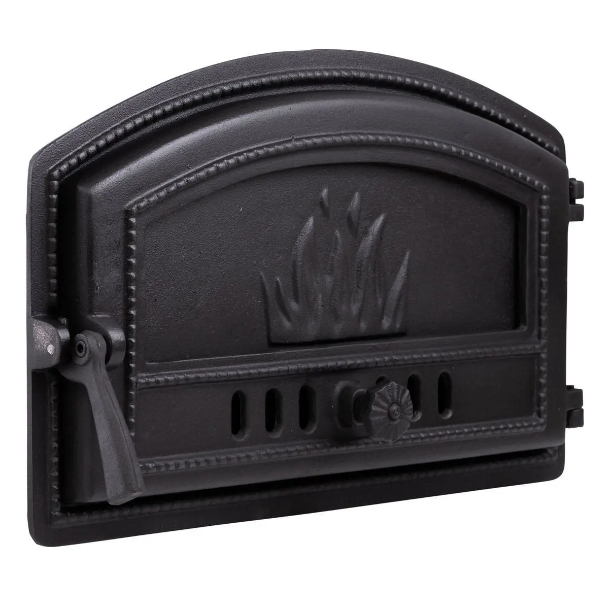 [501325] Ovendeur halfrond gietijzer