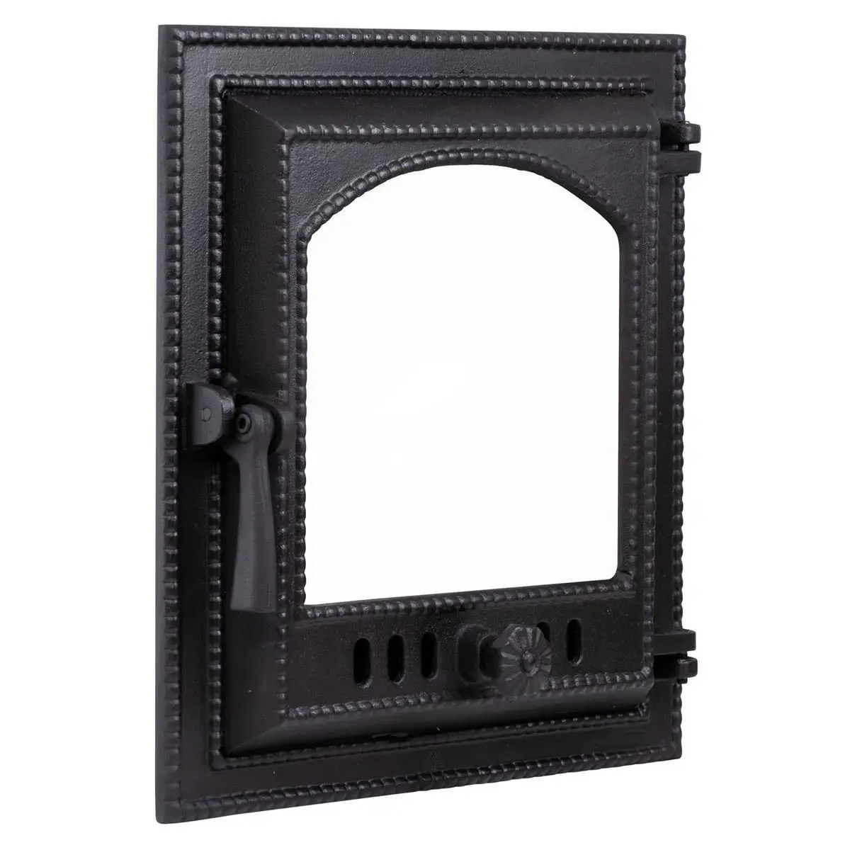 [501326] Ovendeur vierkant gietijzer 37x37 met glas