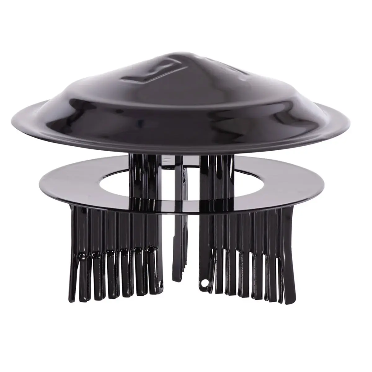 [7500702] Regenkap Emaille Zwart voor kachelpijpen van 80-150mm