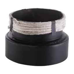 [11-200-180C] Schoorsteen adapter Ø 200 / Ø 180 2mm zwart
