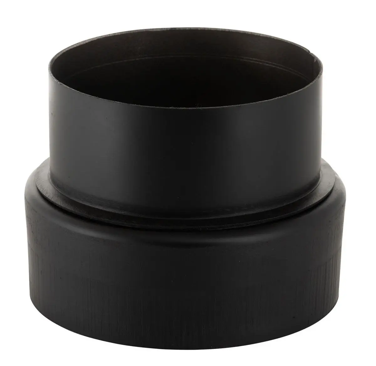 [501402] Verloop Ø 180m / Ø 150v  2mm Zwart